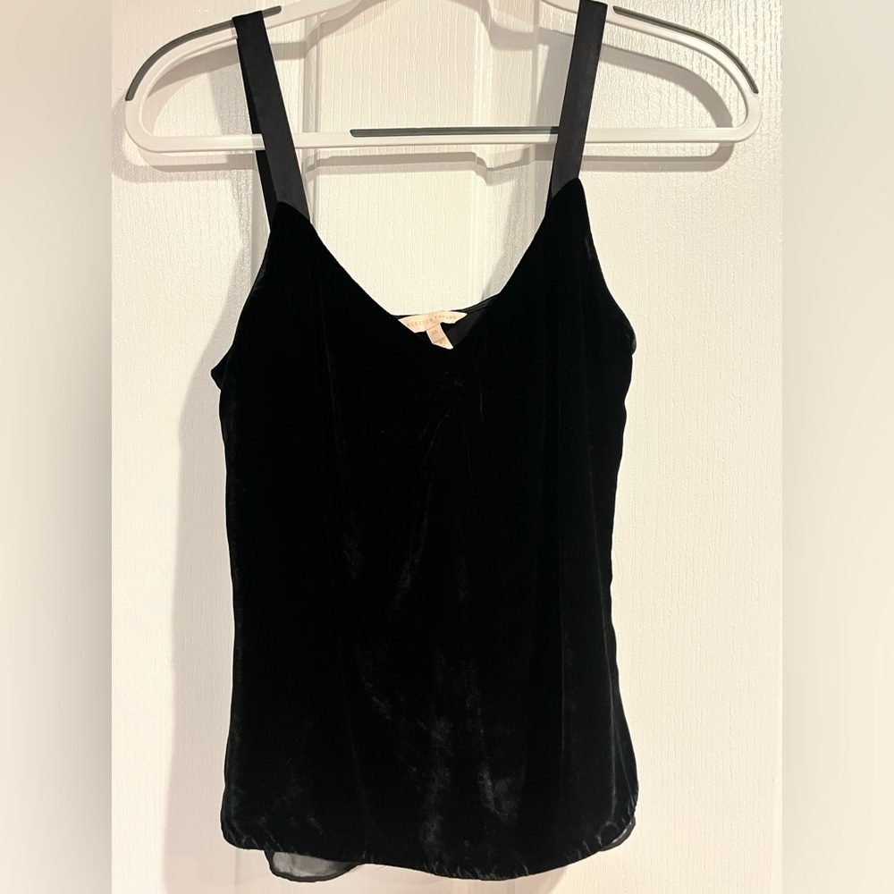 Rebecca Taylor Black Velvet Cami